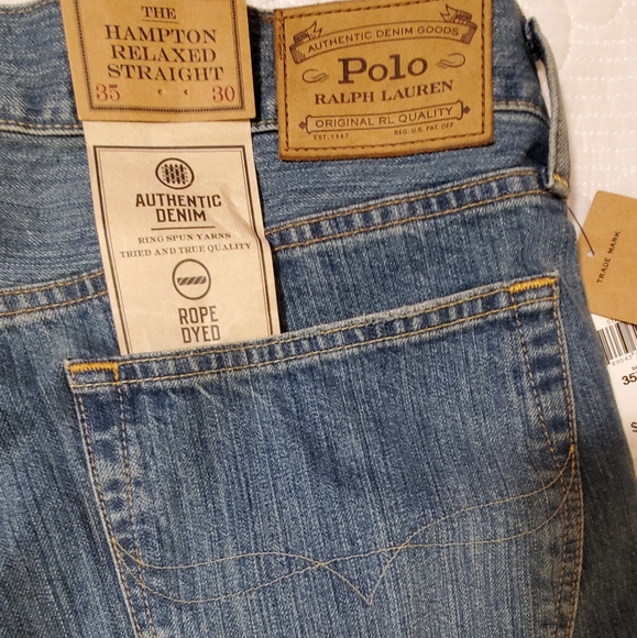 Polo Ralph Lauren Denim Jeans,Men Size 35W 30L - Picture 6 of 10